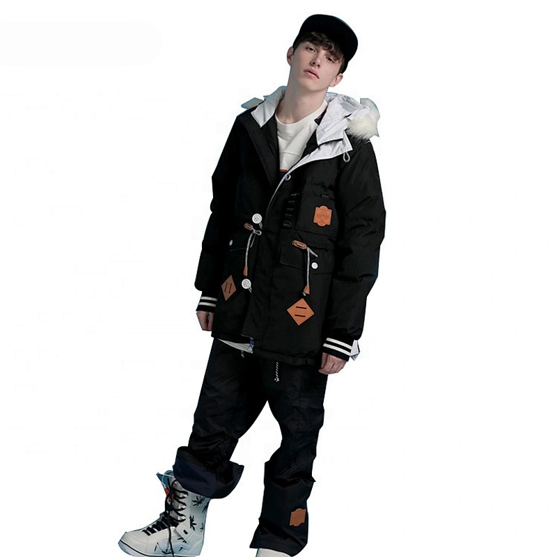 OEM ODM Designer Boy Man Down Snow Ski Waterproof Jacket Men Snowsuit Adult