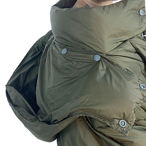 Oem Odm Custom Doudoune Jacket Outerwear Goose Puffer Coat Woman Jacket From Ruiniu Factory