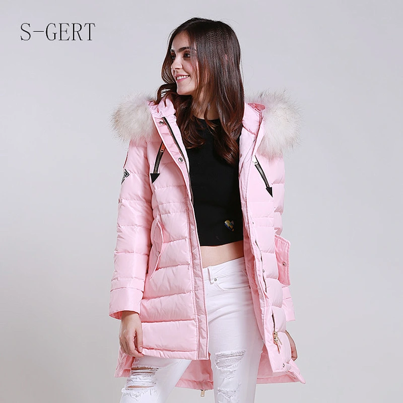 Goose Down Puffer Jacket Winter Light Ultra Light Down Packable Jacket Women