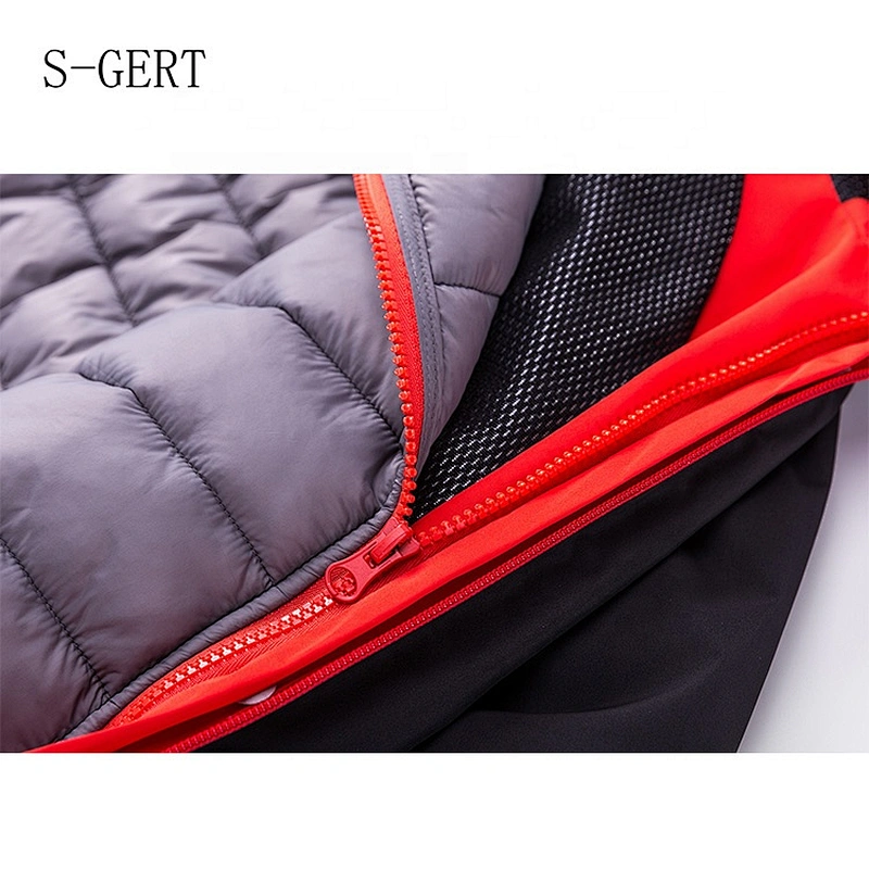 Breathable 3 in 1 Travel Windproof Warm Jacket Winter Outdoor Custom Waterproof Ski Jackets Men