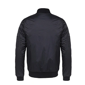 Oem Odm Custom Quilted Cotton Jackets Chaqueta Bomber Black Fashion Bomber Jacket From Ruiniu Manufacturer