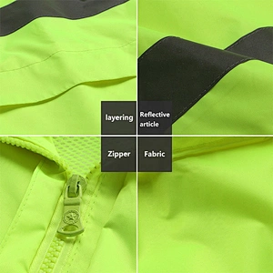 Oem Odm Workout Reflective Jacket Manufacturer Lightweight Safety Reflective_Jackets From Ruiniu Factory