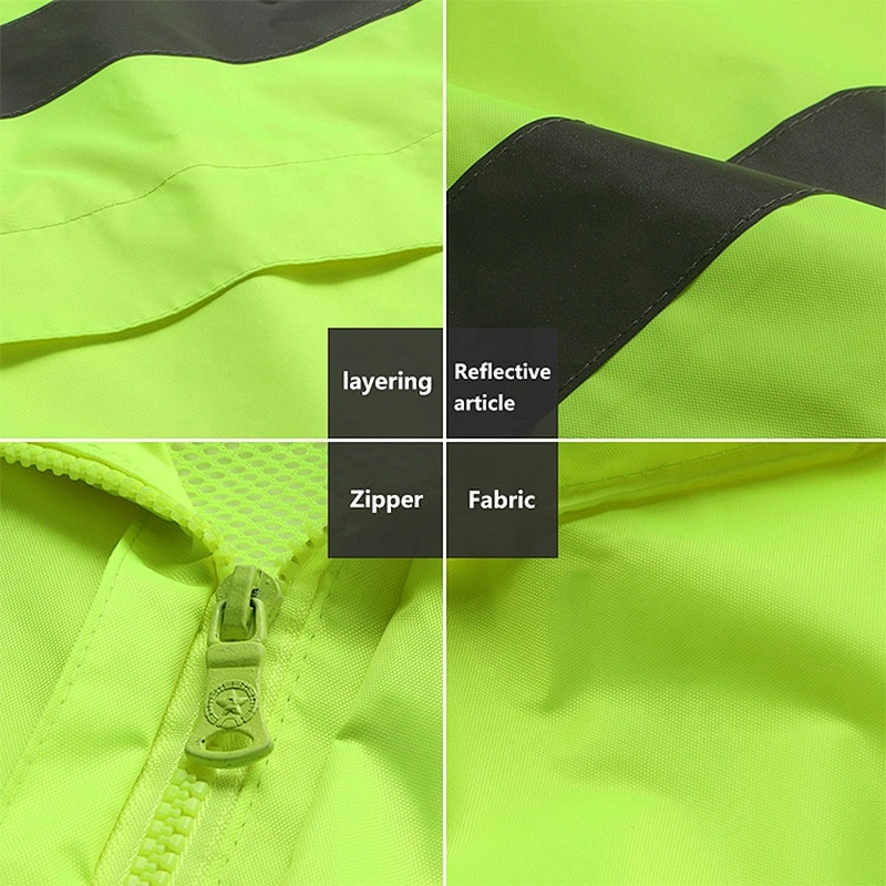 Oem Odm Workout Reflective Jacket Manufacturer Lightweight Safety Reflective_Jackets From Ruiniu Factory