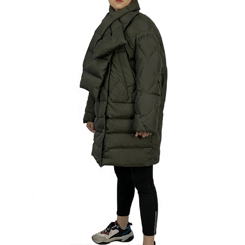 Oem Odm 2020 Puffer Coat Casaca Parkas Dama Medium Length Down Jacket From Ruiniu Factory