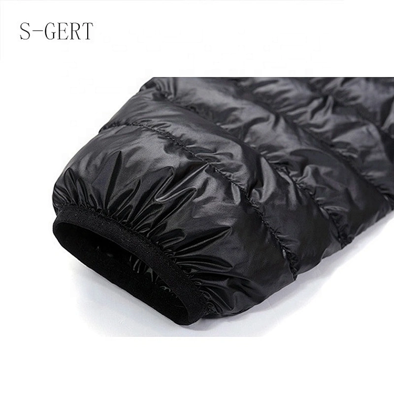 Autumn Winter Warm Light Thin Duck Down Custom Man Lightweight Jacket Men Down Coat