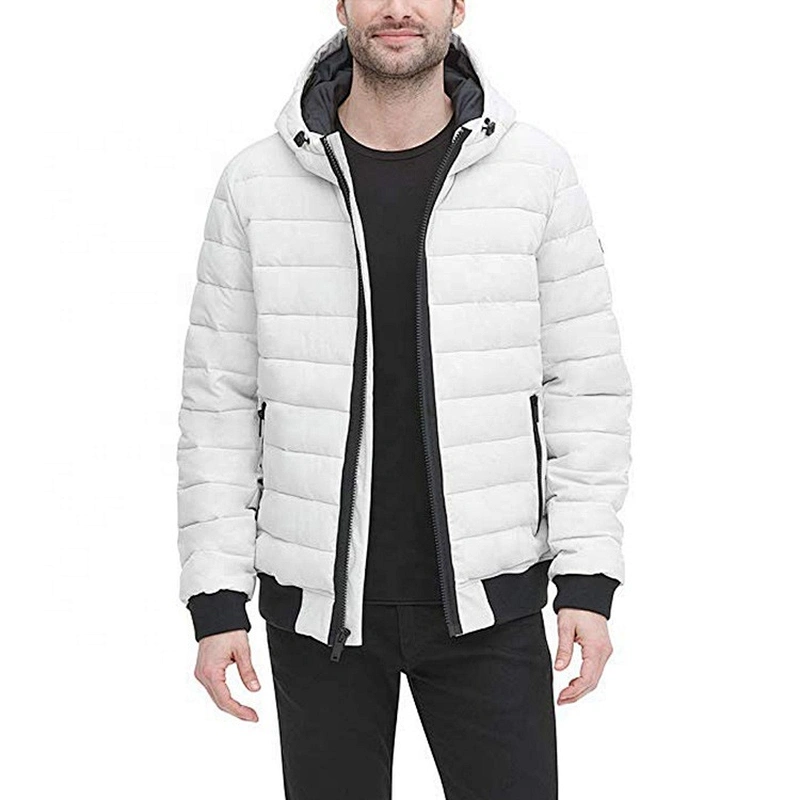 Oem Odm White Puffer Jacket Duck Down Filled Custom Down Jacket