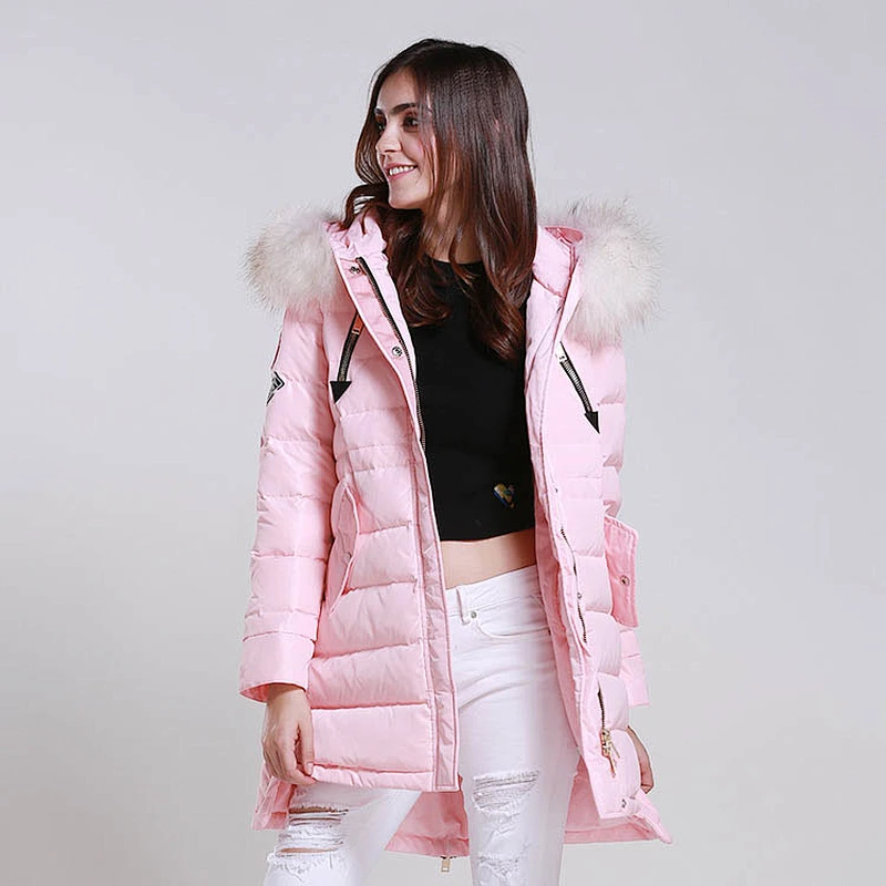 Custom Fashion Light Duck Woman Down Jacket