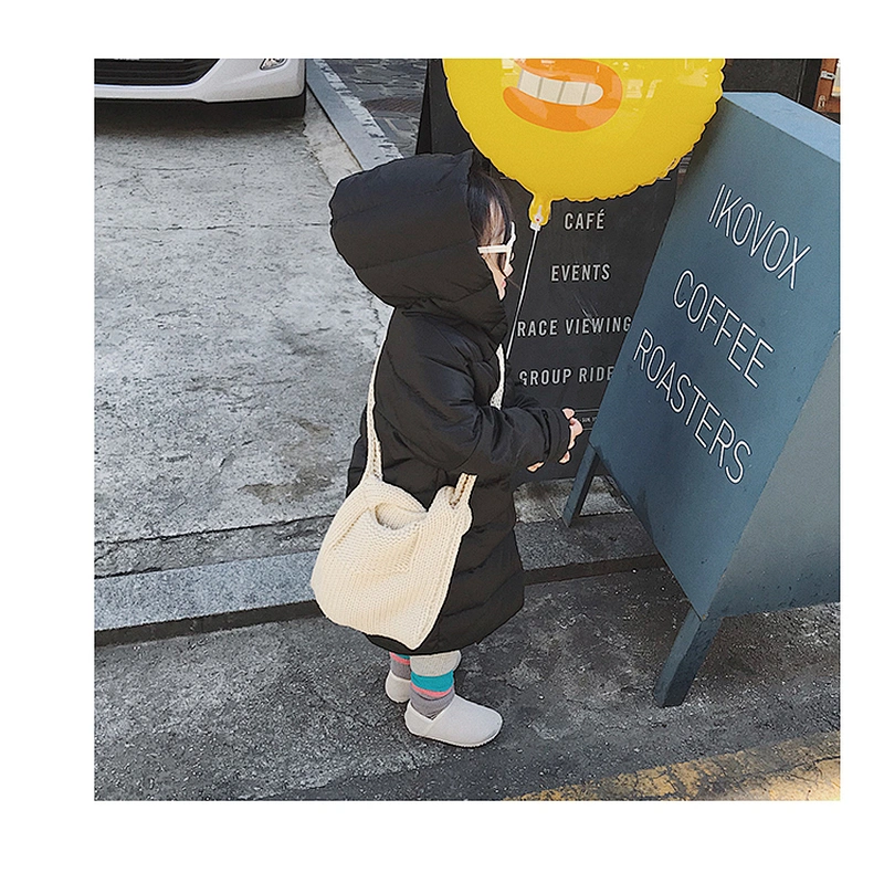 Long Thick Hooded Cute Girls Kids Girl Down Jacket Winter Clothes For Children