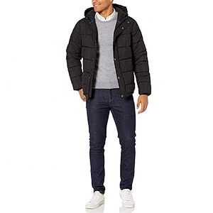 Odm Oem Custom Cropped Puffer Jacket Casacas De Invierno Mens Down Filled Winter Coat