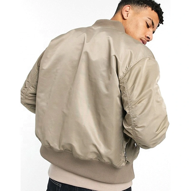 2019 OEM ODM Summer Autumn Pilot Jacket Custom Youth Flight Stylish Fashion Men's Bomber Jacket