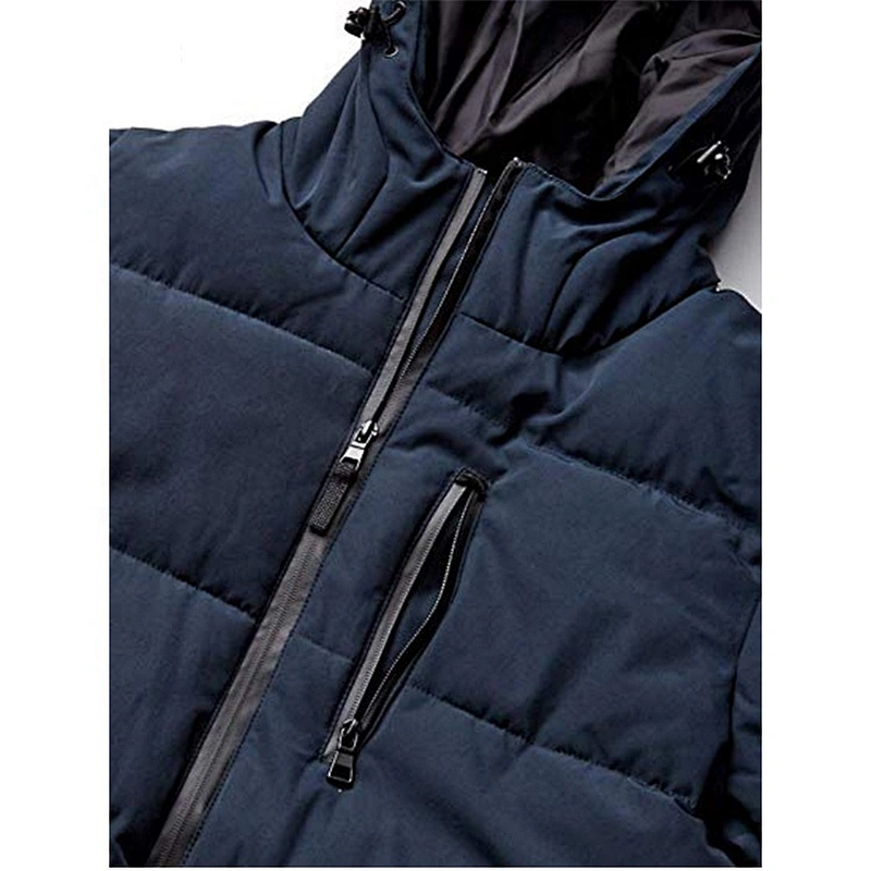 Oem Odm Fashion Puffer Coat Mens Blue Puffer Thin Puffy Coat Down With Hood