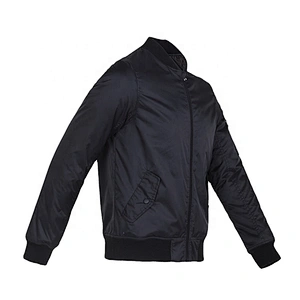 Oem Odm Custom Quilted Cotton Jackets Chaqueta Bomber Black Fashion Bomber Jacket From Ruiniu Manufacturer