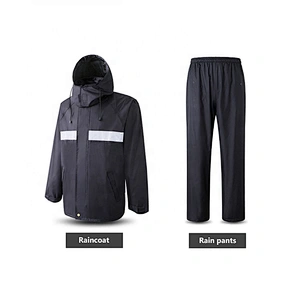 Oem Odm Street Cycling Outdoor Reflective Track Jacket Black With Reflective Tape Jacket From Ruiniu Manufacturer