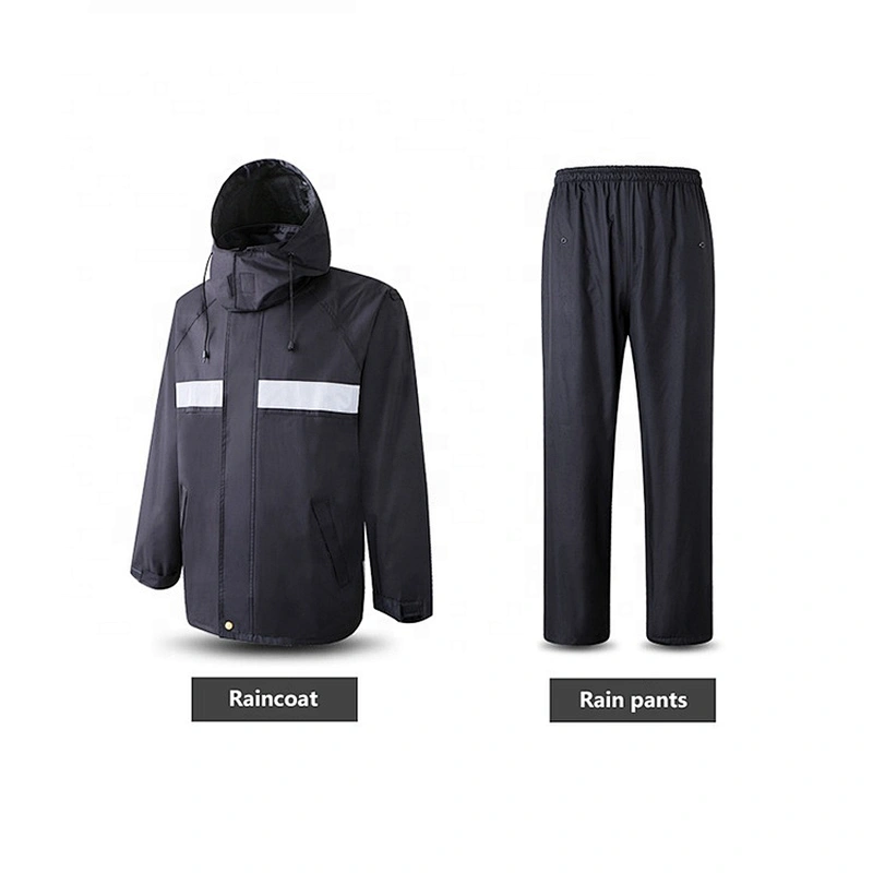 Oem Odm Street Cycling Outdoor Reflective Track Jacket Black With Reflective Tape Jacket From Ruiniu Manufacturer