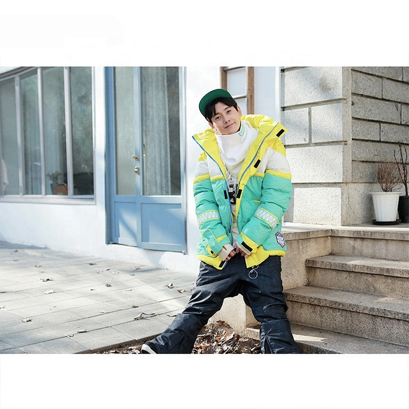 OEM ODM Colourful Warm Snow Ski Suit Jacket Man Down Snowsuit For Adults