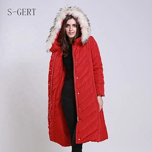 Light Weight Outdoor Long Ladies Goose Down Puff Jacket