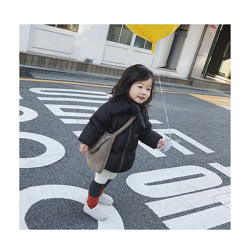 Waterproof Raincoat Girls Heated Warm Down Jacket Children Clothes Wholesale