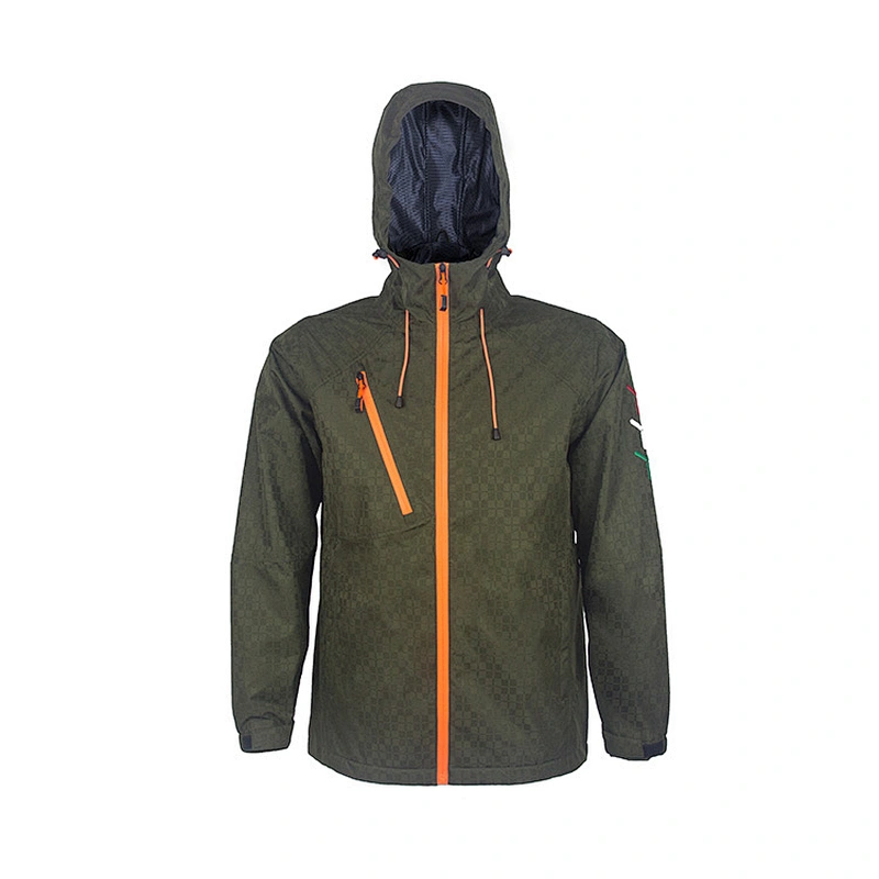 OEM/ODM Army Green Custom Logo Windbreaker Waterproof Breathable Outdoor Activities Jacket