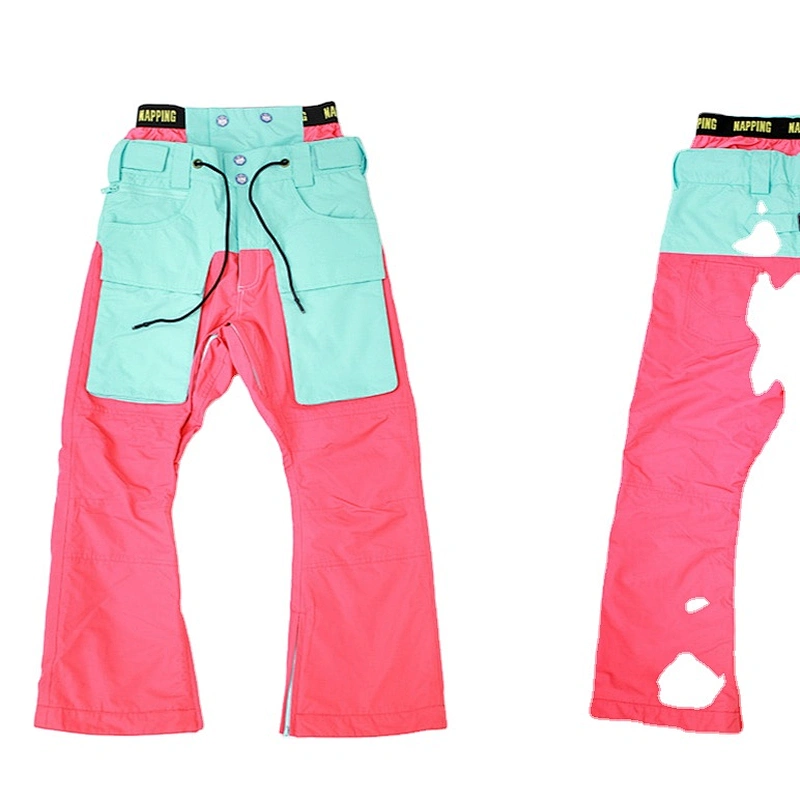 OEM/ODM Youth Women Waterproof Long Snow Ski Pants