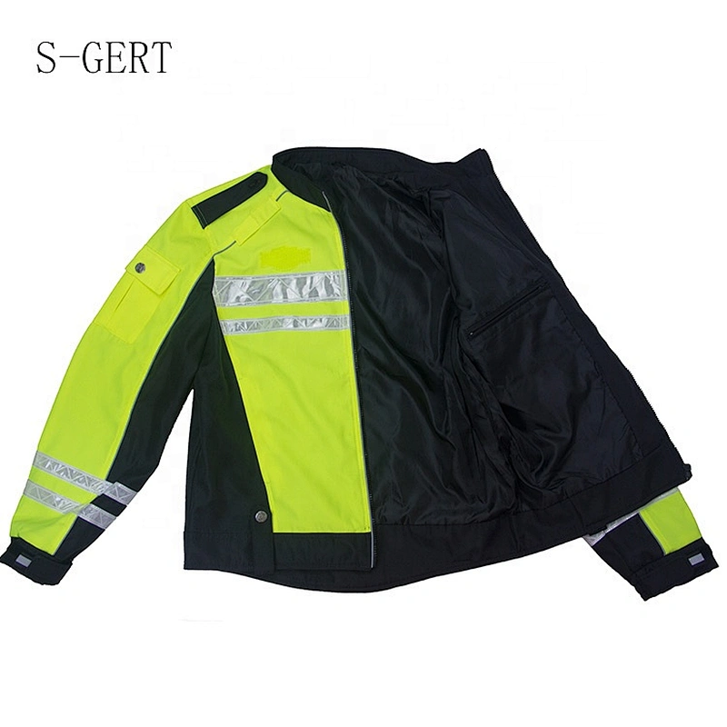 Custom Windbreaker Waterproof High Visible Reflective Safety Jacket