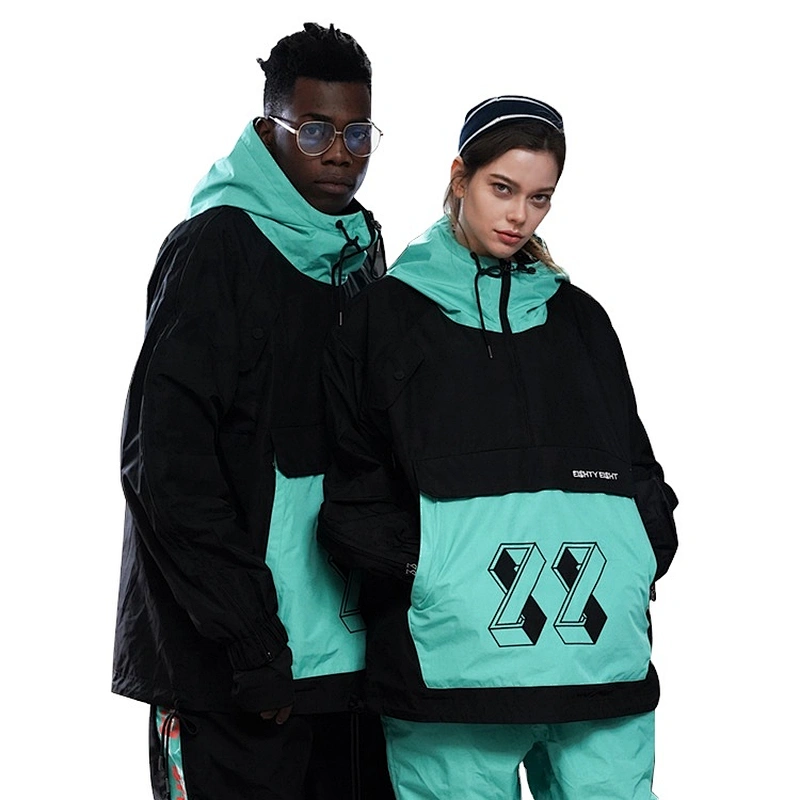 OEM/ODM High Quality Hoodie Polyester Jacket Black Waterproof Windbreaker