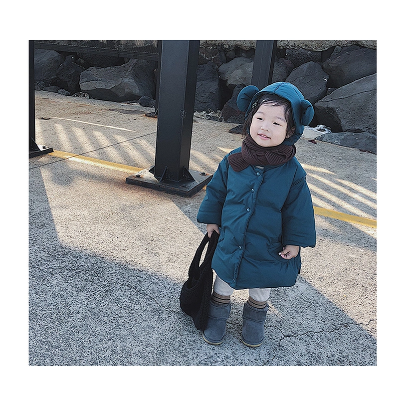 Cute Stock Winter Warm Child Clothes Down Jacket Kids Girl For Children