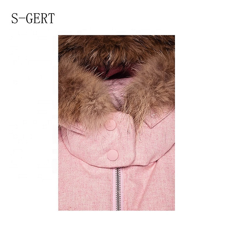 China Clothing Manufacturer OEM Customized Logo Winter Long Ladies Women Down Jacket