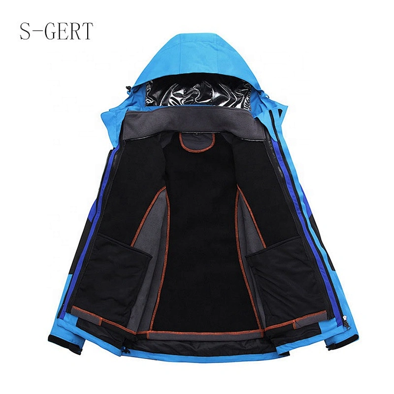 Three Laminated Rubber Breathable Camping Hiking Men Soft Shell Wholesale Outdoor 3In1 Jacket Suits
