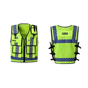 Oem Odm Ruiniu Manufacturer Reflective Construction Vest Large Motorcycle Safety Vest Reflective With Pocket
