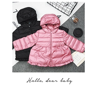 Stock Cheap Winter Kids Girl Down Jacket Coat Dress Children'S Boutique Clothes
