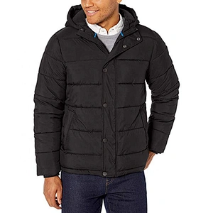Odm Oem Custom Cropped Puffer Jacket Casacas De Invierno Mens Down Filled Winter Coat