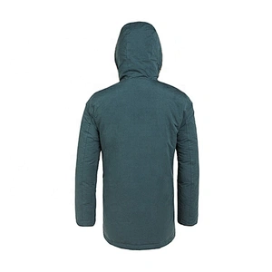 OEM ODM Custom Logo Green Work Long Men'S Winter Parkas Padded Cotton Jacket For Men