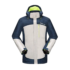 OEM/ODM RIUNIU Mountain Snow Waterproof Ski Jacket Detachable Hood Windproof Fleece Parka Rain Jacket Winter Coat