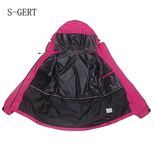 Foshan Light Custom Logo Waterproof Outdoor Ladies Windproof Jacket With Hood