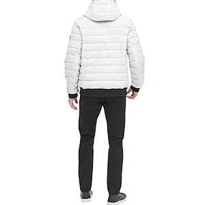 Oem Odm White Puffer Jacket Duck Down Filled Custom Down Jacket