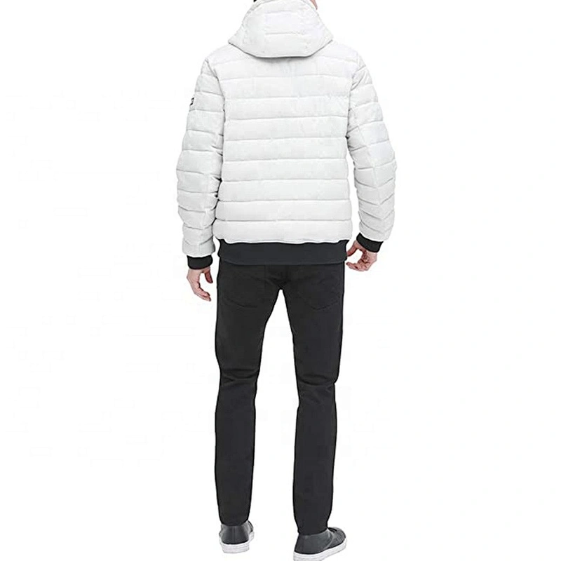 Oem Odm White Puffer Jacket Duck Down Filled Custom Down Jacket
