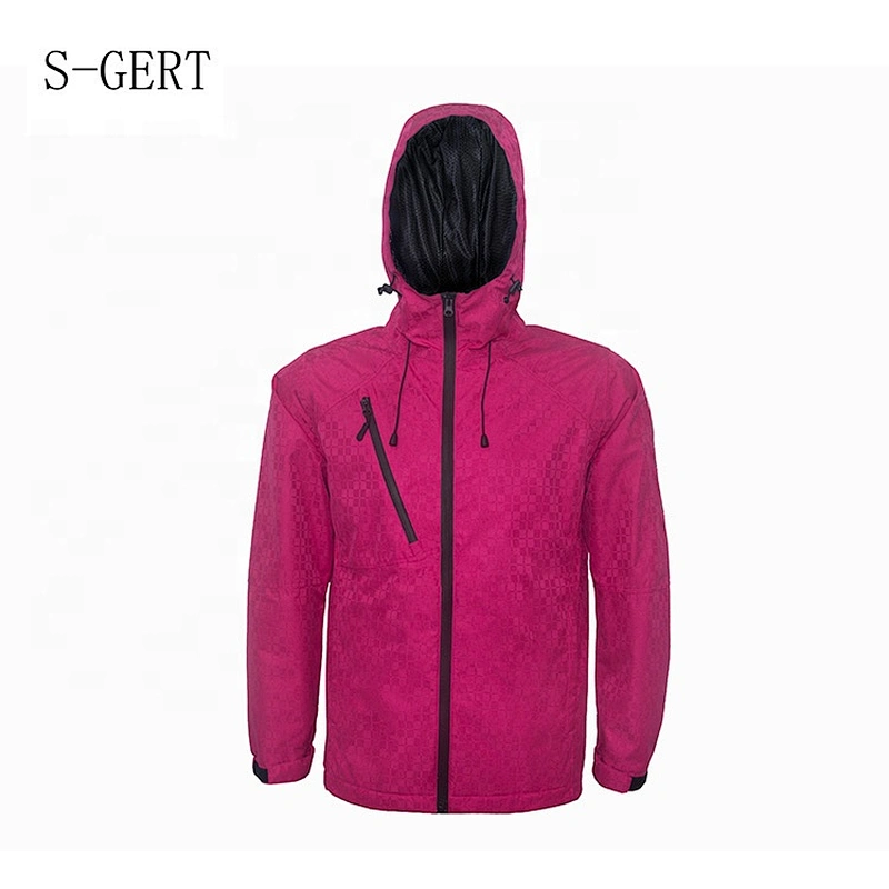 Foshan Light Custom Logo Waterproof Outdoor Ladies Windproof Jacket With Hood