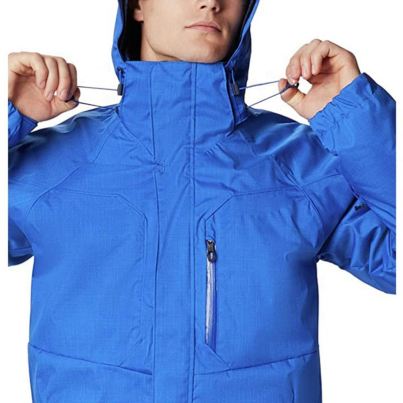 Oem Odm  Winter Navy Blue Snow Snowboard Waterproof Ski Jacket Windproof Rain Jacket