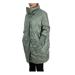 Oem Odm Custom Outerwear Women Down Jackets Long Sleeve Warm Parka Puffer Coat From Ruiniu Factory