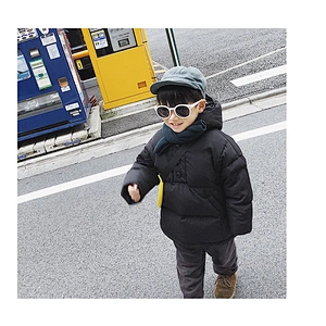Cheap Puffy Winter Heated Waterproof Hoodie Children Clothes Duck Down Boy Puffer Jacket
