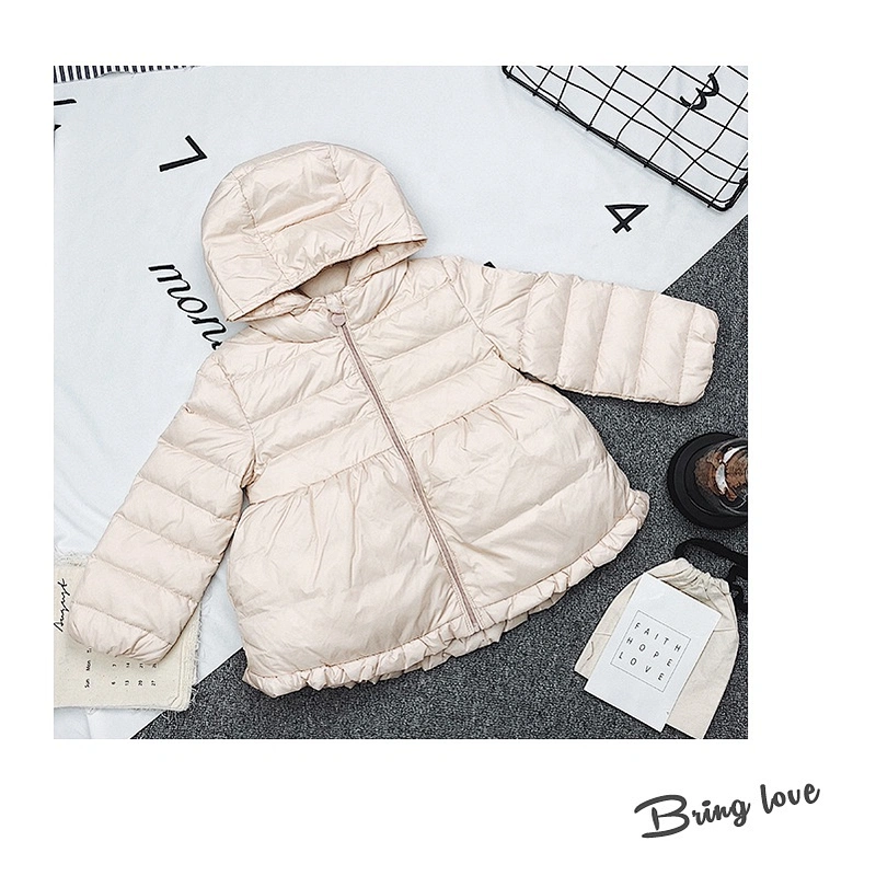 Stock Cheap Winter Kids Girl Down Jacket Coat Dress Children'S Boutique Clothes