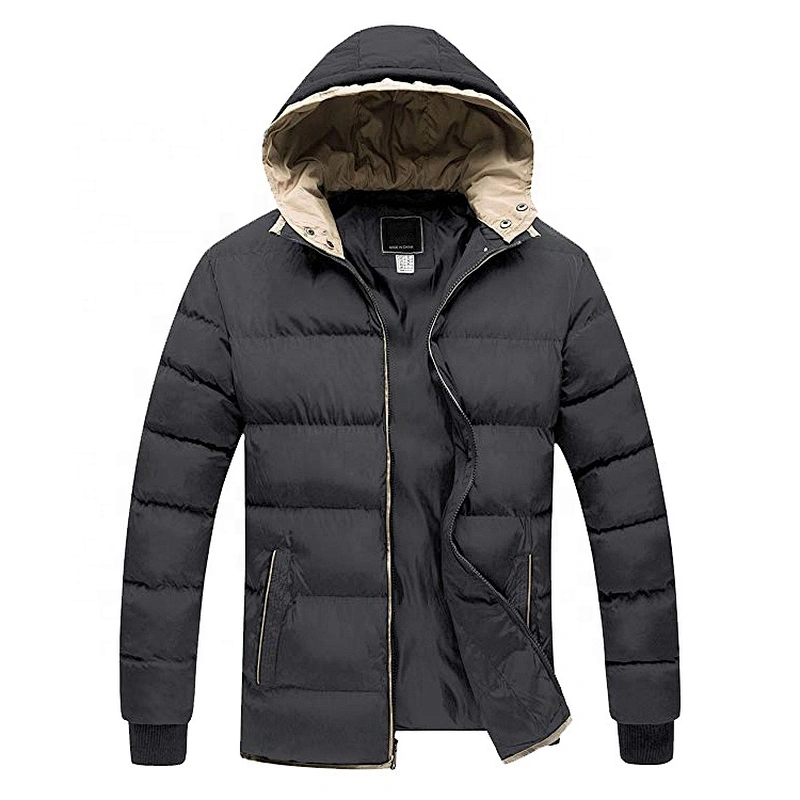 Oem Odm Cropped Custom Puffer Feather Down Coat Men Casacas De Plumas From Ruiniu Manufacturer