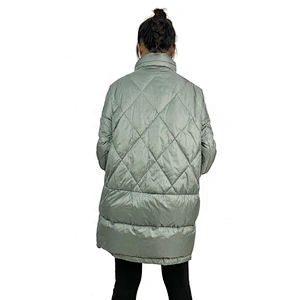 Oem Odm Custom Outerwear Women Down Jackets Long Sleeve Warm Parka Puffer Coat From Ruiniu Factory
