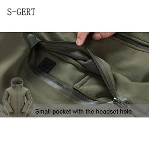Sport Polyester OEM Outerwear Men Winter Outdoor Waterproof Fleece Liner Jacket