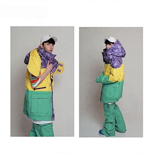 OEM ODM Custom Ski Speed Sports Coat Active Jacket Boy Color Snow Suit Ski