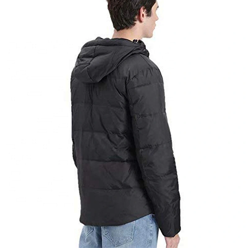 Oem Odm Ultra Light Blank Cropped Puffer Coat Winter Duck Men'S Down Coat