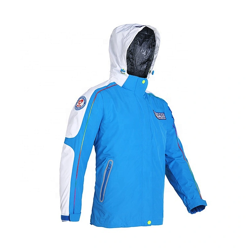 OEM ODM Custom Three-In-One Outdoor Light Waterproof Men Windbreaker Fleeced Jacket