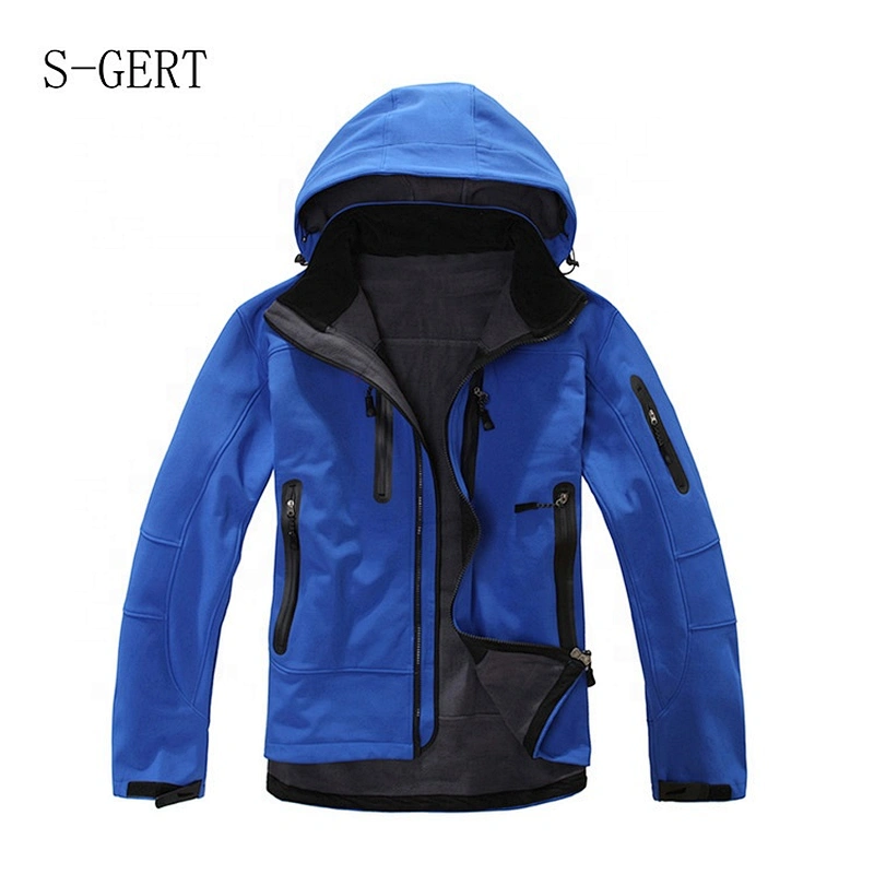 Blue Waterproof Breathable Cycling Windbreaker  Men