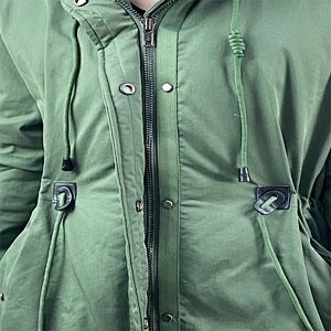 Oem Odm Custom Puffy Parker Long Down Feather Jacket From Ruiniu Factory