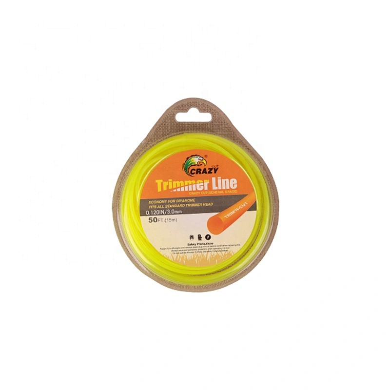 Professional 3mm Nylon Monofilament Trimmer Line Garden Use for Weed Eater in High Quality Economical Grade Colored Trimmer Line